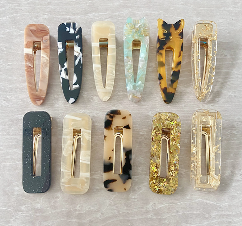 Korean Colorful Bangs Hair Clips