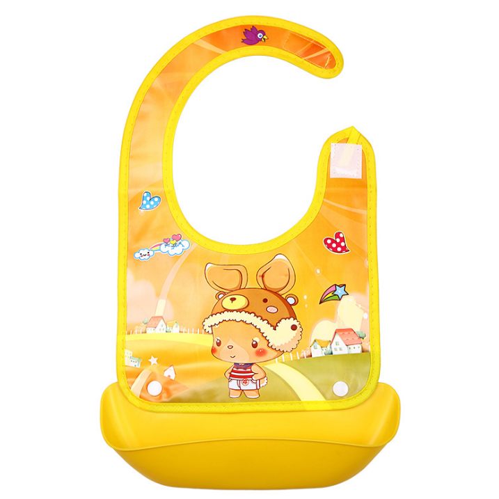 Silicone Mealtime Bibs - Washable & Long-Lasting