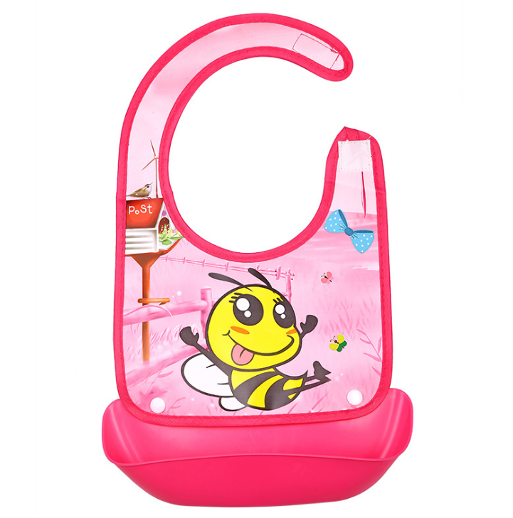 Silicone Mealtime Bibs - Washable & Long-Lasting