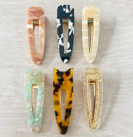 Korean Colorful Bangs Hair Clips