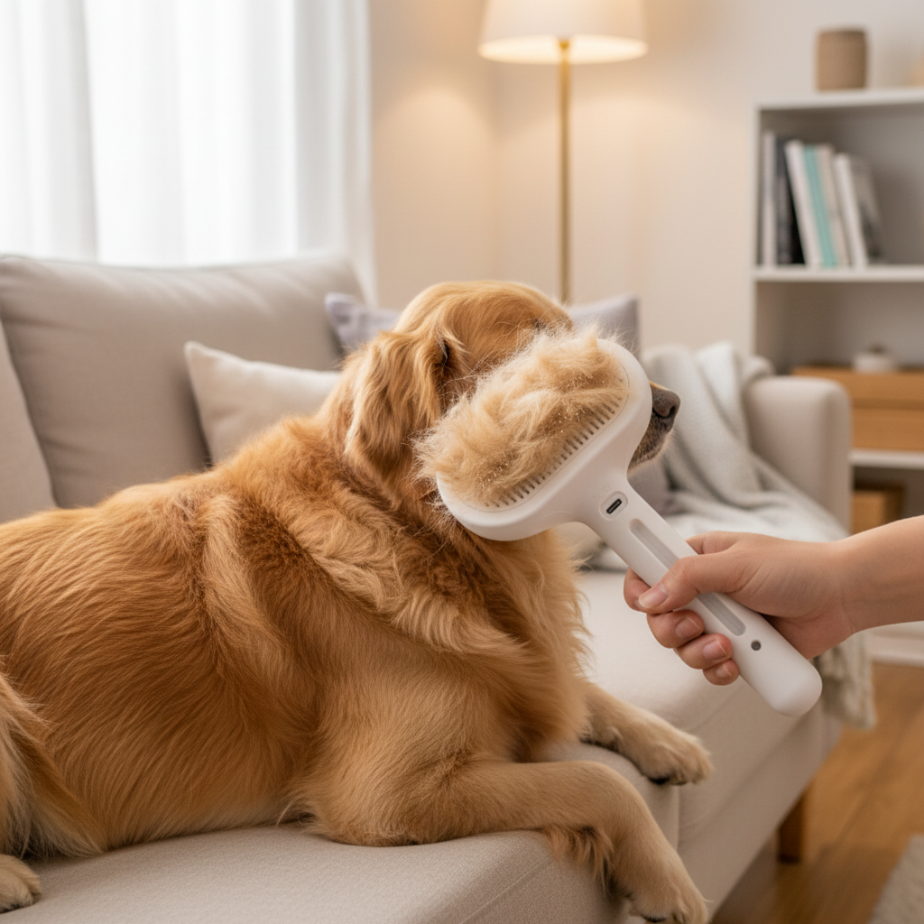 Pet Hair Spray Brush