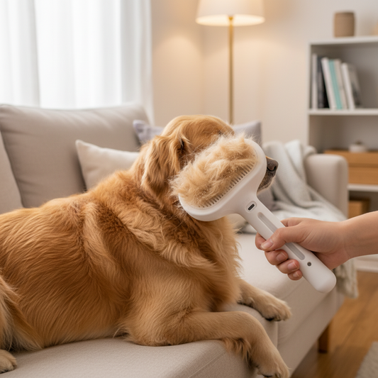 Pet Hair Spray Brush