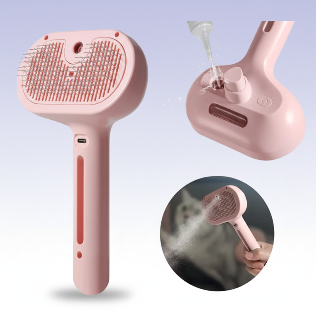 Pet Hair Spray Brush