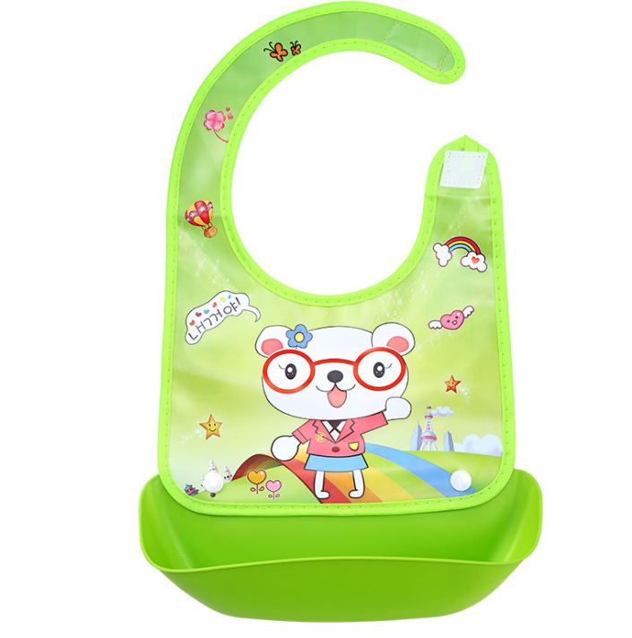 Silicone Mealtime Bibs - Washable & Long-Lasting