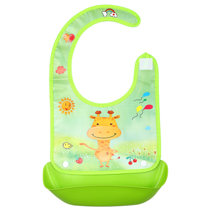 Silicone Mealtime Bibs - Washable & Long-Lasting