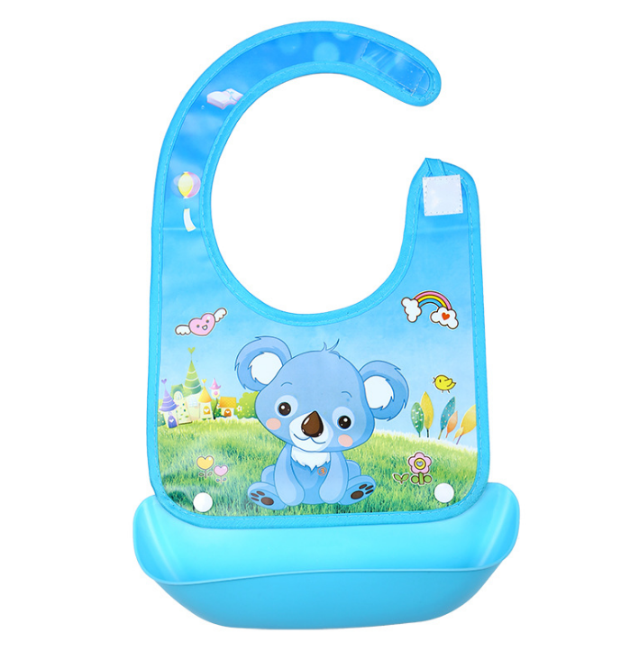 Silicone Mealtime Bibs - Washable & Long-Lasting