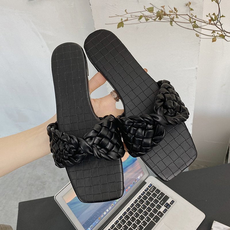 Breezy Beach Weave Sandals