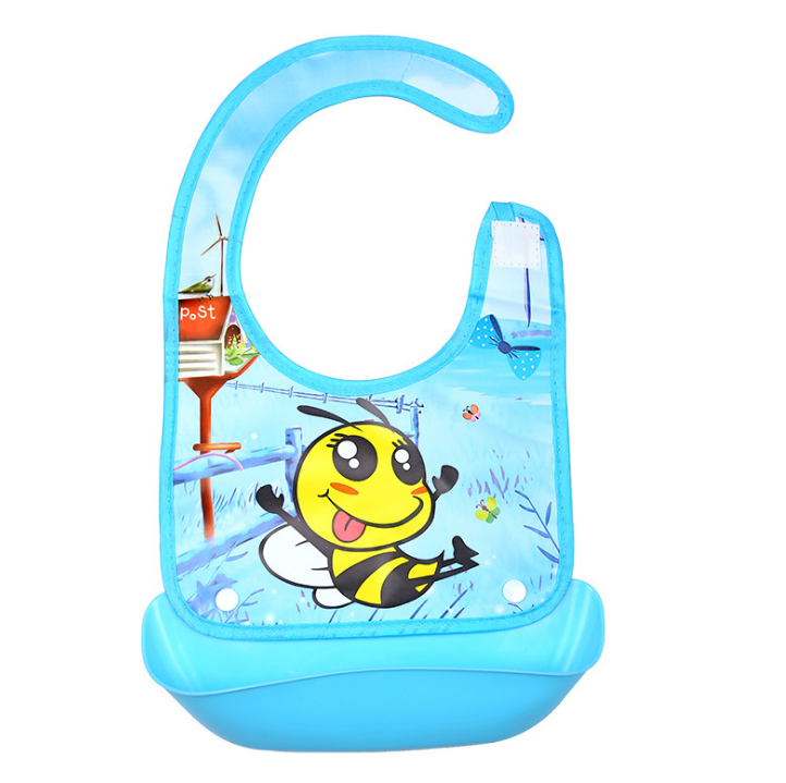 Silicone Mealtime Bibs - Washable & Long-Lasting