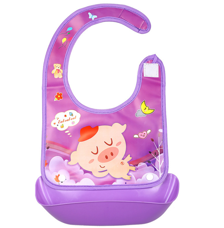 Silicone Mealtime Bibs - Washable & Long-Lasting
