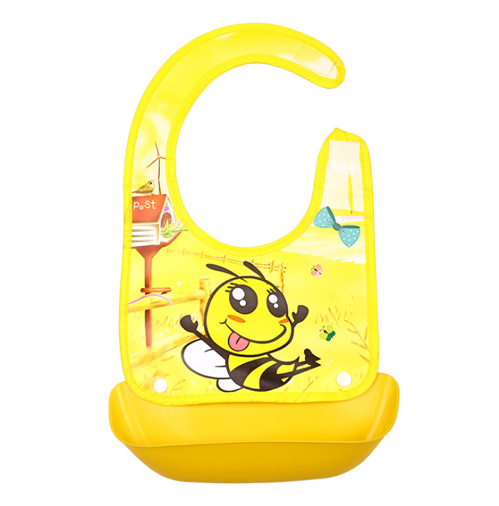 Silicone Mealtime Bibs - Washable & Long-Lasting